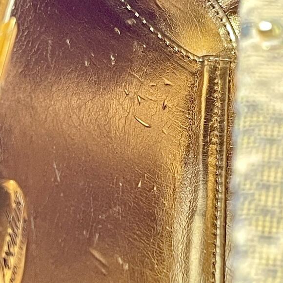 Overture Judith Leiber Golden Metallic Python Embossed Leather Evening Bag Jewel - Picture 10 of 14